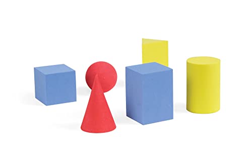 hand2mind ManipuLite GeoSolids Set of 6