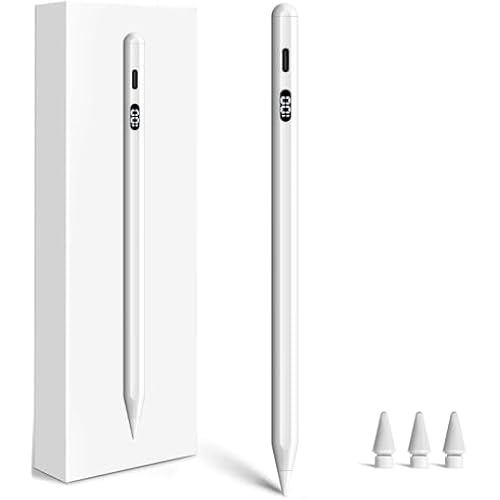 iPencil 2nd Generation, Pencil for iPad with Palm Rejection & Tilt Sensitivity, LED Power Display, Stylus Pen for iPad 6/7/8/9/10, iPad Air 3/4/5, iPad mini 5/6, iPad Pro 11''/12.9''(2018-2023)