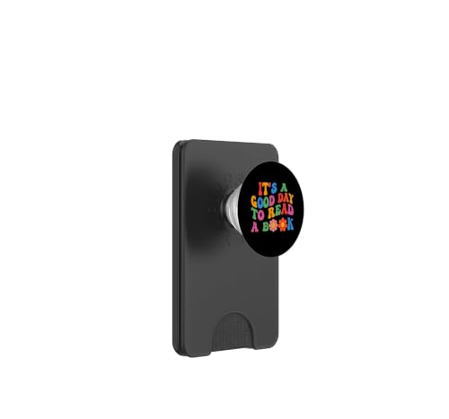 C'est Une Bonne journée pour Lire Un Livre Funny Flower Bookworm Reading PopSockets PopWallet pour MagSafe