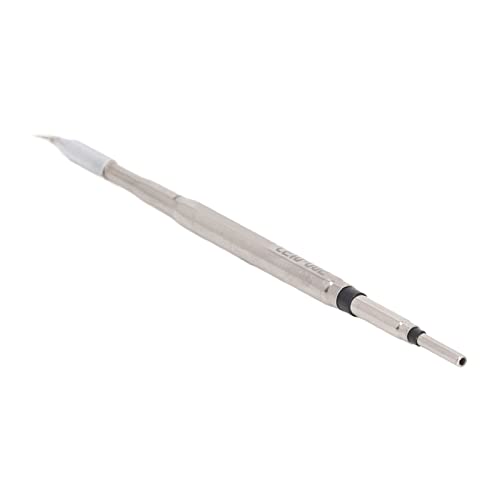 Image of 0 300℃ Adjustable Soldering Iron Tip Replacement with Curved Design for JBC 210 C210 002 Soldering Stations, Metal Welding Head for Precision Electronics Repair