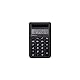 MAUL Taschenrechner ECO 250 | umweltfreundlicher Solar Rechner mit 8 Stellen | Blauer Engel/uz116 | Tischrechner für Büro, Schreibtisch, Schule | 80% recycelter Kunststoff | Schwarz