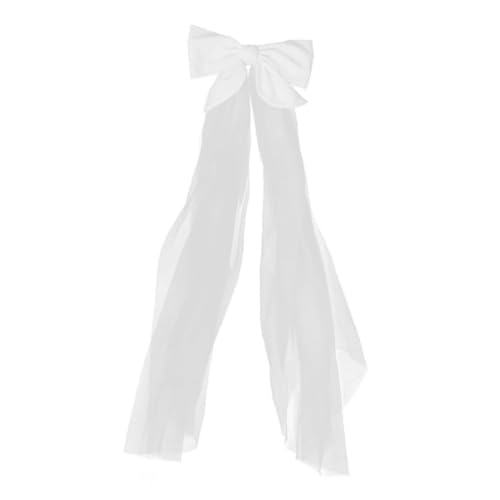 Voile de nœud pour coiffure raffinée, triple pinces à cheveux ornées d'un tulle délicat