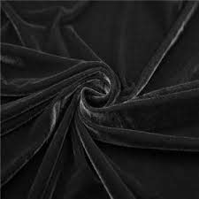 Tissu en velours noir et peluche de soie pour restaurer des sièges anciens