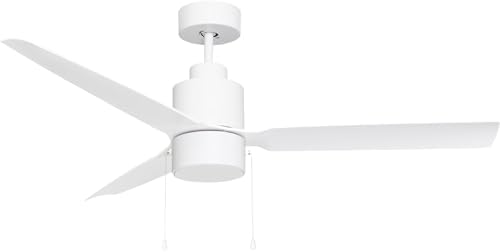 Maxim Lighting 88707MW Falcon - Ceiling Fan with Light Kit-16.25 Inch Tall and 52 Inch Wide, Finish Color: Matte White