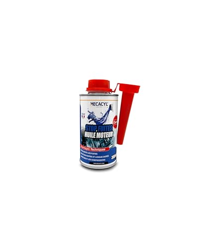 Stop Fuites Huile Moteur BY MECACYL anti-goutte 300ml pour supprimer les taches de garage