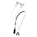 Ya en manzanajugosa.com: kwmobile Correa de Silicona para el Cuello para Apple Airpods 3/4 / Pro 1 / Pro 2 / Airpods Pro 3 Soporte para Jogging - Banda para Auriculares In-Ear - Accesorio para Auriculares - Blanco/Negro