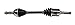 GSP NCV53000 CV Axle Shaft Assembly - Left Front (Driver Side)