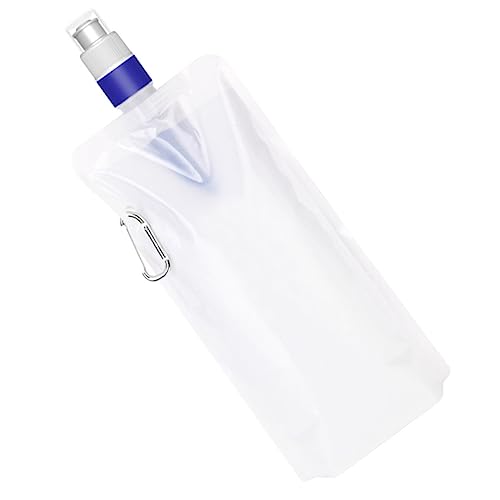Toddmomy Folding Water Pouch Portable Water Container for Hiking Camping and Outdoor Activities Lightweight Durable Pe Material for Daily Use and Survival Situations