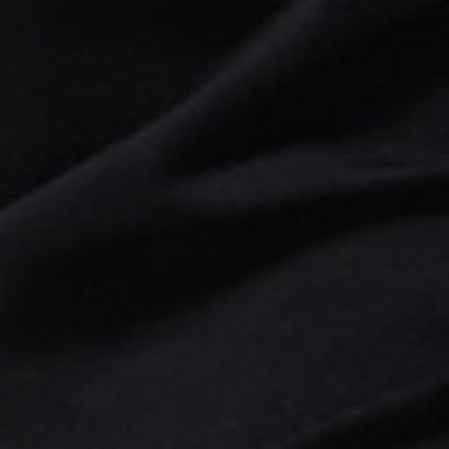 Vêtements d'hiver pull de qualité supérieure en maille de coton noir