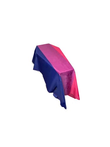 Bandera de ataúd Bi-Pride textil para decoración gótica de pared y altares