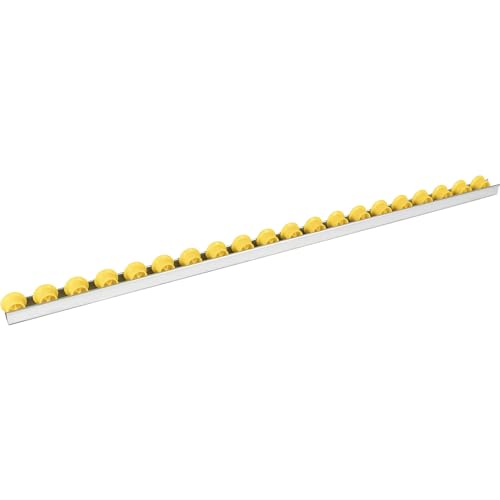kaiserkraft - FRANKEL kaiserkraft | Rail à galets à joues | à intervalles de 50 mm | Ø 28 mm | plastique | longueur 1 m