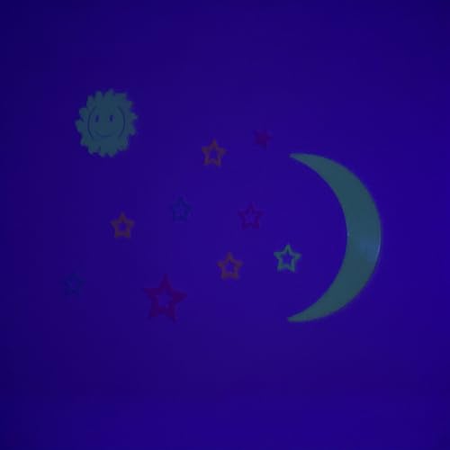 Stickers Moon and Stars para techo que brillan en la oscuridad miniatura 6