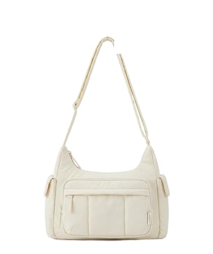 Sac à bandoulière 2 en 1 appareil photo convertible en sac de ville beige