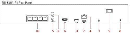 Hikvision Eki-K41T44 4-Channel 4K Nvr Value Express Kit With (4) 4Mp Outdoor Network Turret Camera, (2.8 Mm Fixed Lens), Rj45 Connections (Renewed) #TOP2
