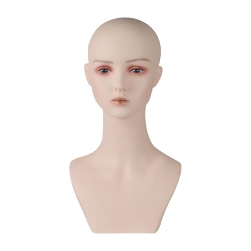 Cabeza de maniquí mujer estilismo profesional para practicar peinados 2