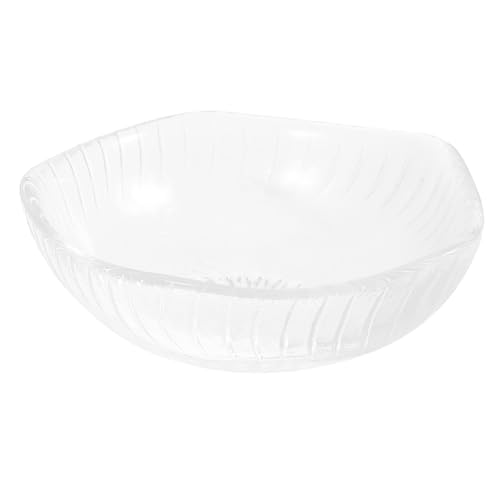 Cabilock Glass Wax Warmer Dish Aromatherapy Candle Warmer Tray Mini Glass Essential Oil Saucer for Aromatherapy Lamp Replacement Wax Melt Plate