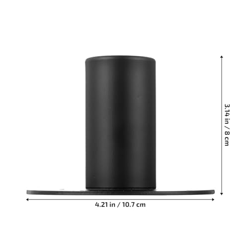 Hemobllo - Base de montaje de repuesto para altavoz de hierro, 10,70 x 10,70 x 8,00 cm, soporte estable para altavoz accesorio profesional para escenas conferencias y presentaciones - imagen 6