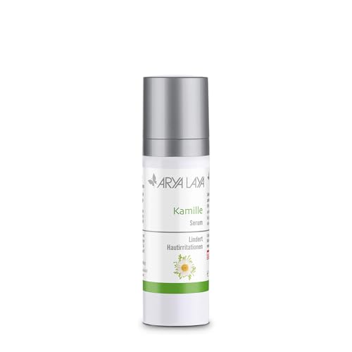 ARYA LAYA Kamille Serum, 30 ml: beruhigende Pflege für irritierte, gereizte & gerötete Haut, mit alpha-Bisabolol – entzündungshemmend & lindernd, leichte ölfreie Textur, vegan