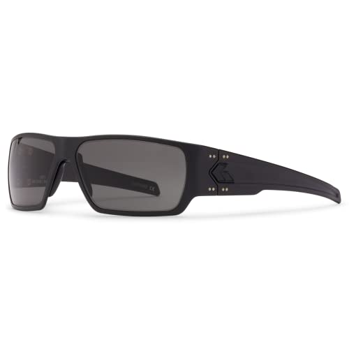 Gatorz Specter Sunglasses MILSPEC Ballistic ANSI Z87.1 Specter Blackout Cerakote Frame, Smoke Lens - GZ-08-401