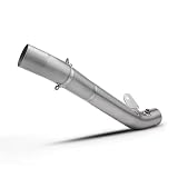 Heat Resistant Mid Link Pipe for 2024 2025 2026 ZX6R,Titanium alloy mid-section exhaust pipe Bolt-On...
