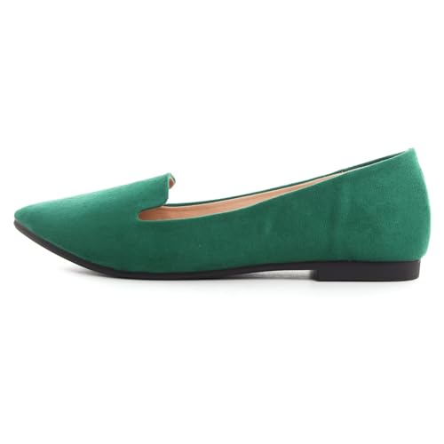 Image of Dear Time Women's Classic Ballets Pointy Toe Flats Comfortable Dress Flats Office Work Shoes