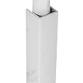 Indoor Outdoor Pipe Covers 50 65 80 110 120 CM, U Shaped Ducting Tube Enclosure/ Waterproof Pvc Pipe Hider Covering/ Furnace Plumbing Concealer for Ugly Gas Lines Conduit, Customisable(L W D 55x5x5cm/