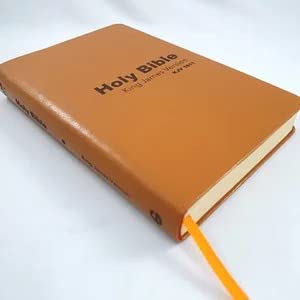 Bíblia King James 1611 em inglês Luxo Laranja: A King James em versão original, em inglês!