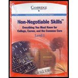 Paperback Non-Negotiable Skills Level 1 Book