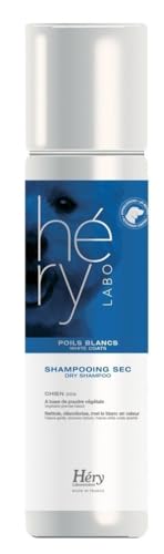 Shampooing sec chien poils blancs 400ml