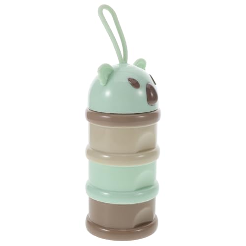 UPKOCH 粉ミルクボックス ベビーグッズ 離乳食保存容器 キッズスナックコンテナ 幼児のスナックカップ 離乳食容器 フォーミュラコンテナ ベビーストローカップ pp Green 再利用可能