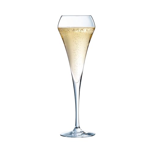 Chef & Sommelier - Open Up Collection, 6 flutes da champagne, cristallo, moderno ed elegante - Made in France, confezione rinforzata, idoneo alla vendita online - immagine 4