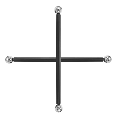Support de bras de lampadaire extérieur acier avec poignée de remplacement stable x2