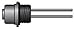 Micro-Sync Dual Key Back Panel 2 Pole Female Receptacle