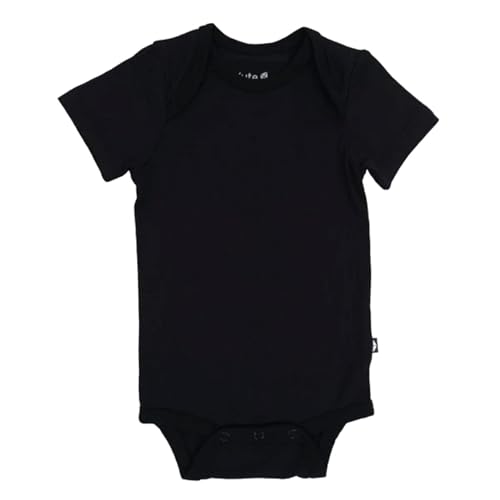 KYTE BABY Short Sleeve Unisex Baby Bodysuits, Rayon Made From Bamboo Material