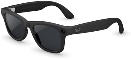 Ray-Ban Meta (Gen 2), Wayfarer, Matte Black | Smart AI Glasses for Men, Women — 2x Battery Life — 3K Ultra HD Resolution — 12 MP Ultra-Wide Camera, Audio, Video — Transitions® Grey Lenses