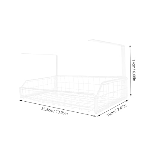 KOMBIUDA bandeja organizadora de cables bajo escritorio, grande blanca, para gestión eficiente de cables, práctica y resistente para oficina y hogar miniatura 6