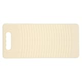 Cabilock Robustes Waschbrett aus Kunststoff Handwaschbrett für Wäsche mit Einzigartiger Struktur Tragbares Platzsparendes Waschbrett für Haushalt Reisen und Studentenwohnungen