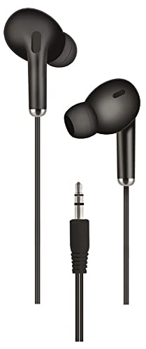 2GO Stereo-Ohrhörer In-Ear 3,5 mm Kabel 130 cm schwarz