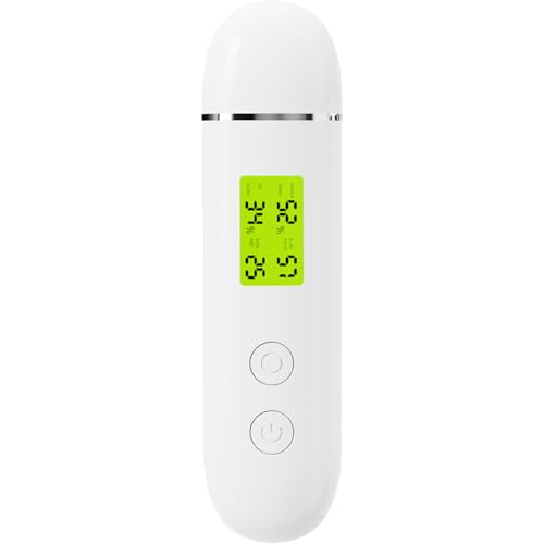 Testeur d'humidité de la peau rechargeable analyseur digital LCD du taux d'huile cutanée