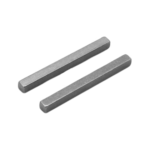 Manioiity 532123583 Rear Wheel Axle Square Key Compatible with Husqvarna Poulan Craftsman Lawn Tractor 123583x Square Key 0.18 inch 532123583 123583x 910-0528 2 Pcs Cover