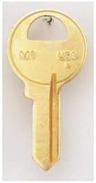 Kaba Ilco M1-BR Key Blank, Brass, Type 1092, 4 Pin, PK50