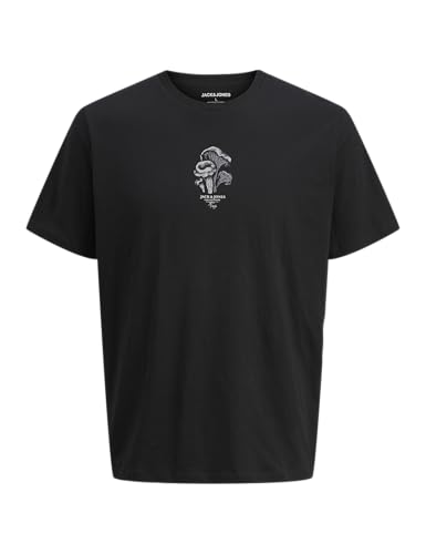 Adatta all'uso quotidiano JACK & JONES Jjkento Tee SS Crew Neck, Nero, M