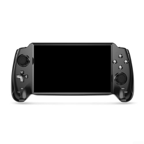Rehoetom Console de jeu portable, batterie de 4500 mAh et écran 7,1", prend en charge les formats vidéo AVI/MP4/RMVB et APE/FLAC, extension de carte TF jusqu'à 64 Go