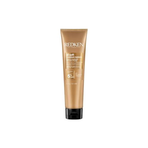 Redken, Tratamiento revitalizante sin aclarado, Hidratación profunda y densidad al instante, Para cabello seco y/o quebradizo, All Soft, 150 ml