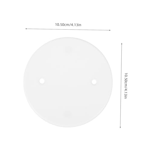 Fils électriques apparents ? Cache plafond octogonal blanc de recouvrement rapide - 2