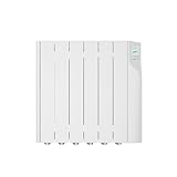 CálidaHome Sentinel 1000W – Emisor térmico eléctrico (6 elementos) con fluido de alta transferencia 167 W/elemento, con detector de presencia – Para estancias de 10–13 m²