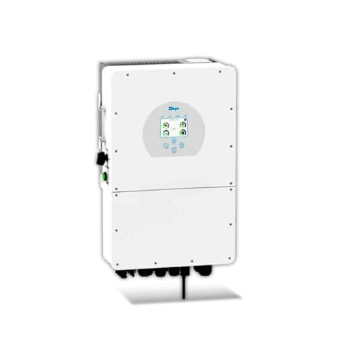 Inverter Fotovoltaico Trifase, ALTA TENSIONE, Ibrido On-Grid/Off-Grid, Certificato CEI 0-21, Smart Meter Integrato, WiFi e TA Inclusi, Garanzia 10 Anni, IP65 (10KW)