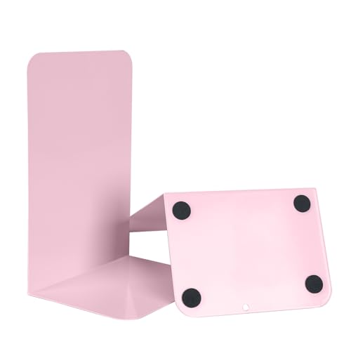 Image of Metal Book Ends Bookend for Shelves Book Holder