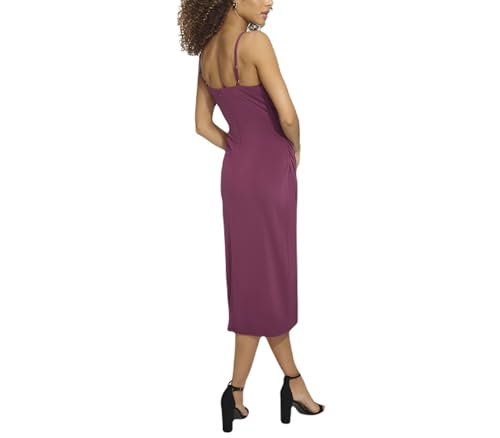 Image of Siena Women's Spaghetti Strap Cowl Neck Midi Dress