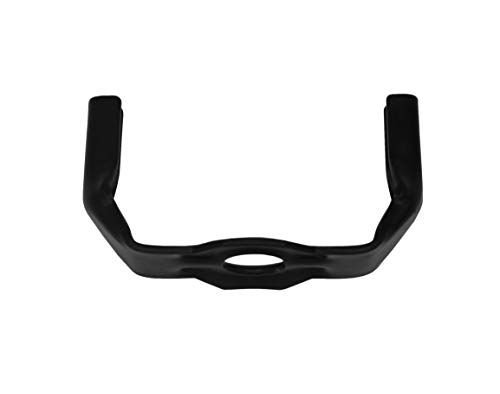 Creative Hobbies® 8 Inch Lamp Harp Kit - Regular Weight, Black Polished Finish | Harp, Finial And Harp Base Set For Table And Floor Lamps #TOP2